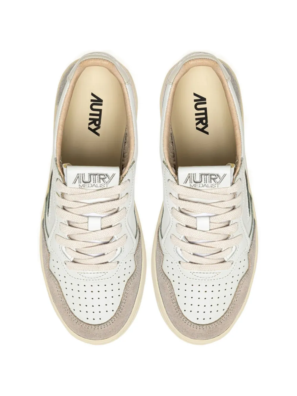 Autry Medalist sneakers met vlakken Wit