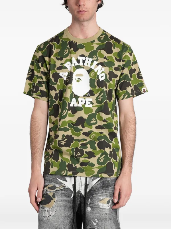 A BATHING APE カモフラージュTシャツ　Mサイズ　新品 A BATHING APE® カモフラージュ Tシャツ | グリーン | FARFETCH JP