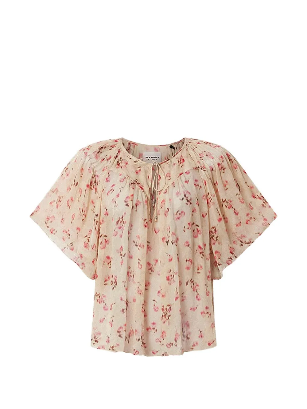 ISABEL MARANT Blusa Neslya a fiori - Toni neutri