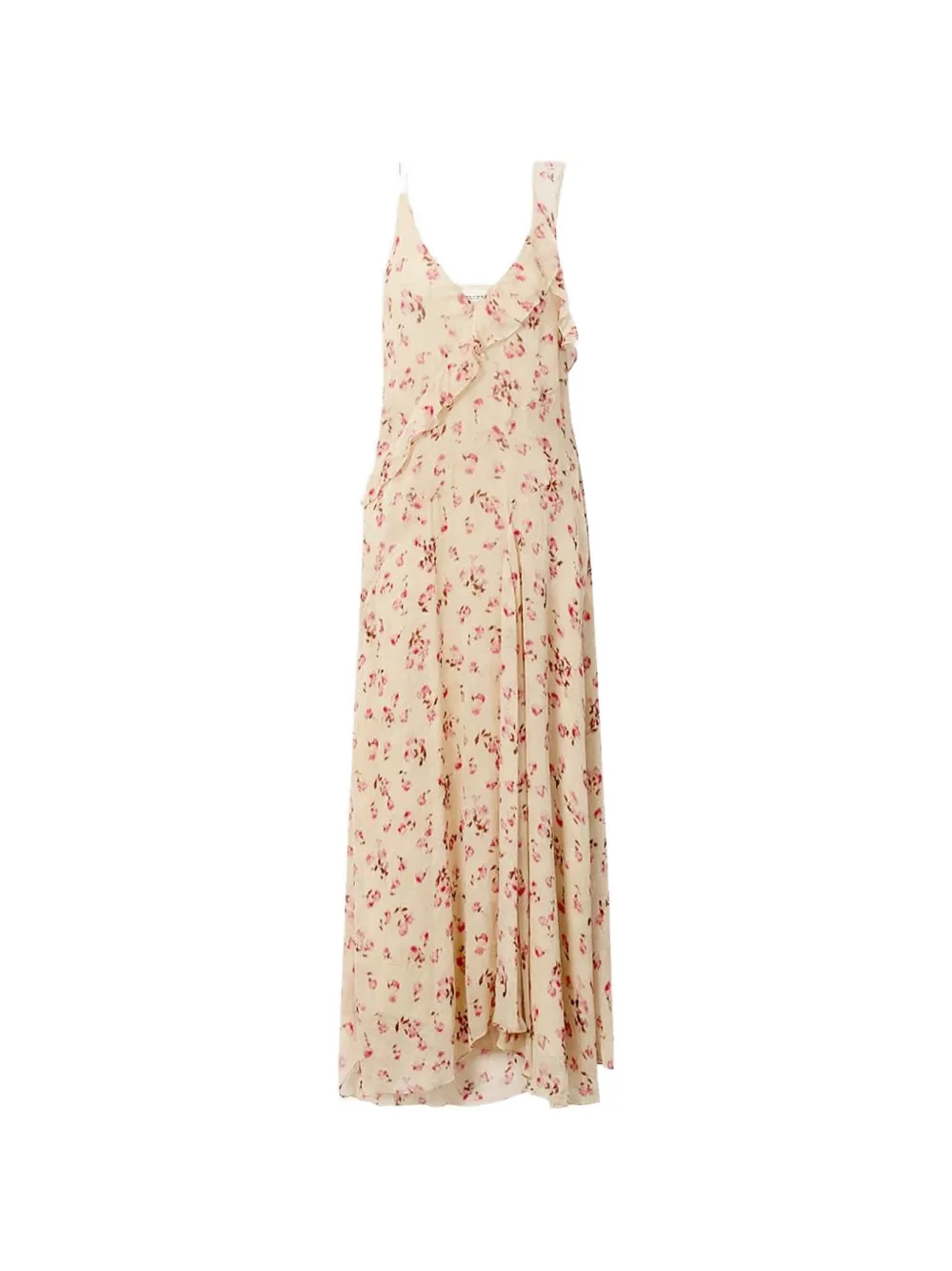 ISABEL MARANT Luxie floral-print midi dress - Neutrals