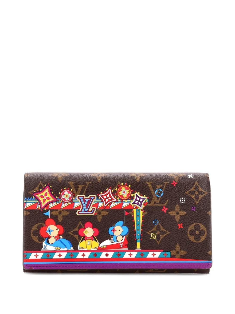 Louis Vuitton Pre-Owned Sarah Wallet Limited Edition Vivienne Xmas Monogram Canvas small wallets - Brown