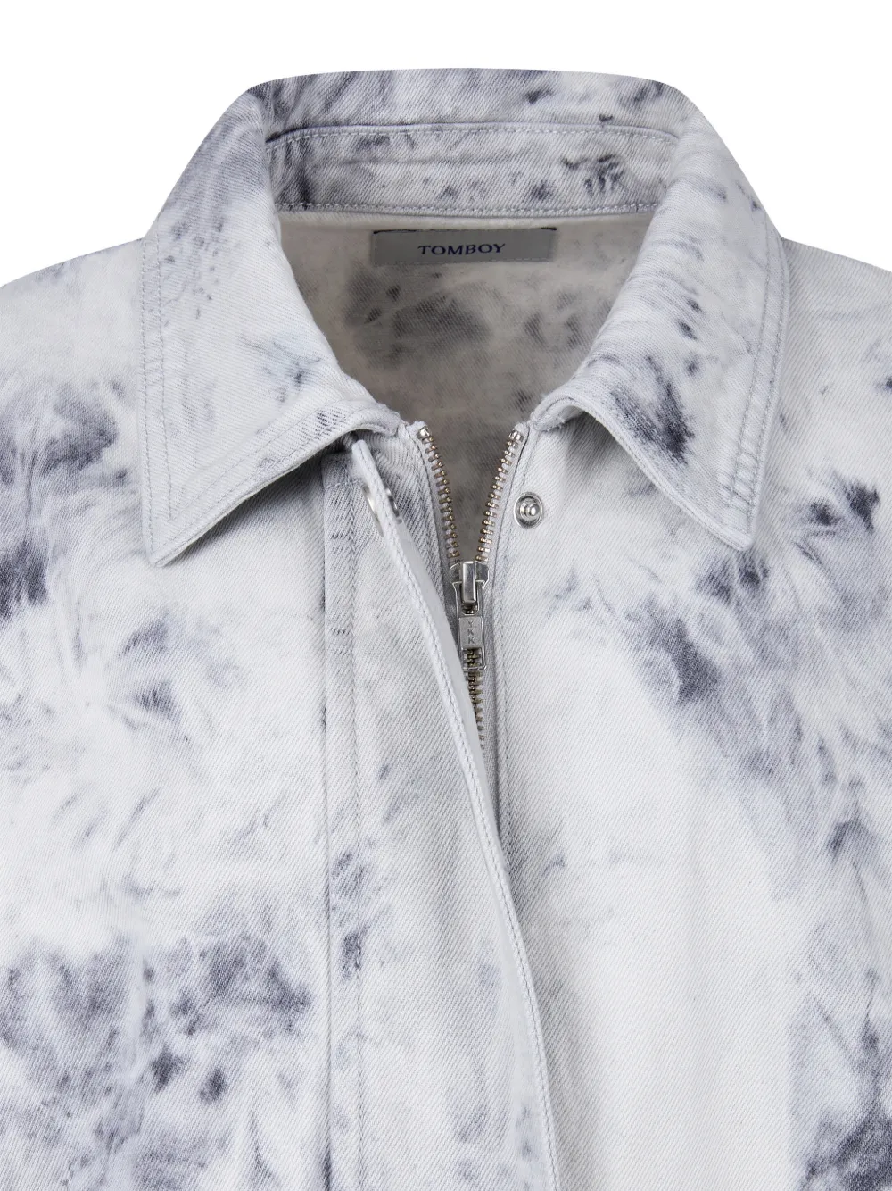 TOMBOY Denim jack met ijs wassing Wit