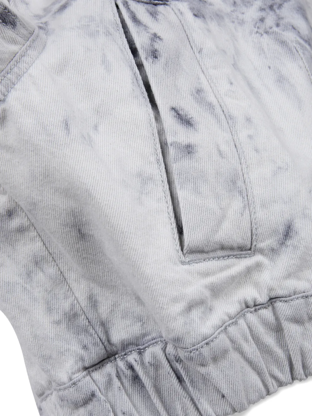 TOMBOY Denim jack met ijs wassing Wit