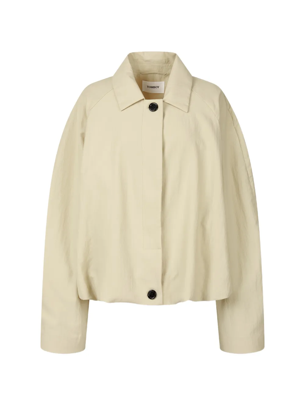 TOMBOY gathered volume jacket - Nude