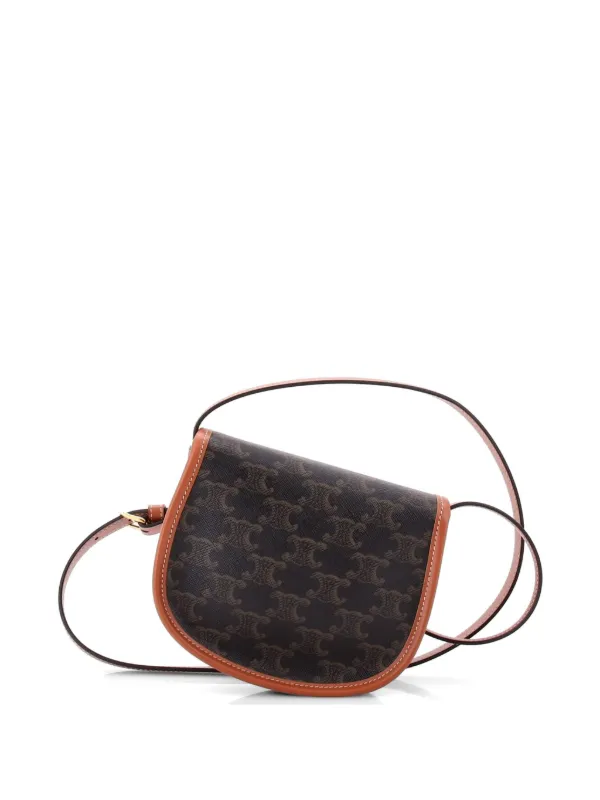 Celine Pre-Owned ブザス フラップ トリオンフ コーテッドキャンバス