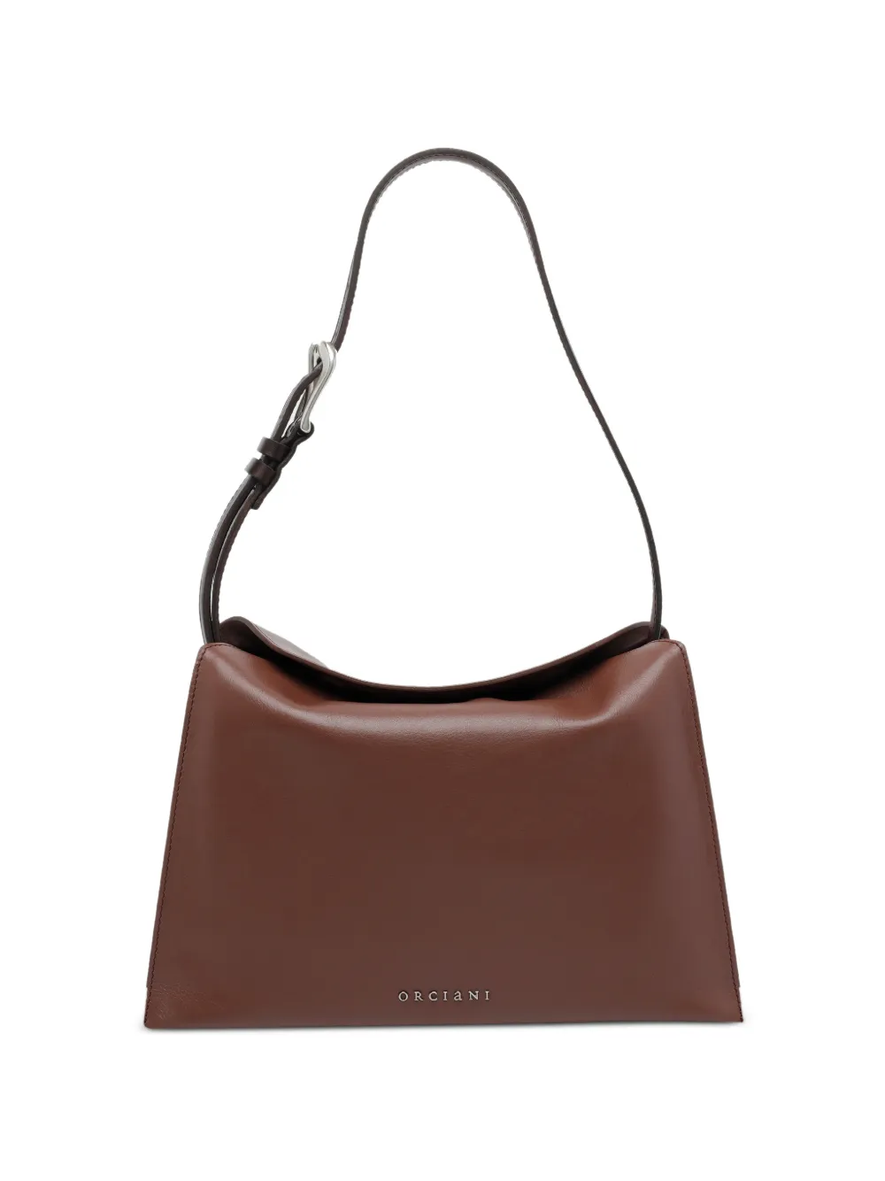 Orciani small Trinity leather shoulder bag - Marrone