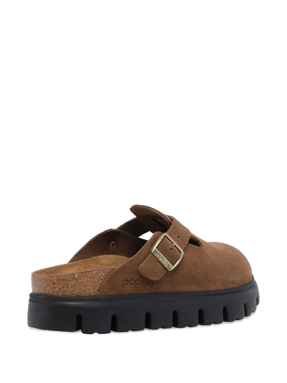Birkenstock Boston Chunky suede mules Bruin