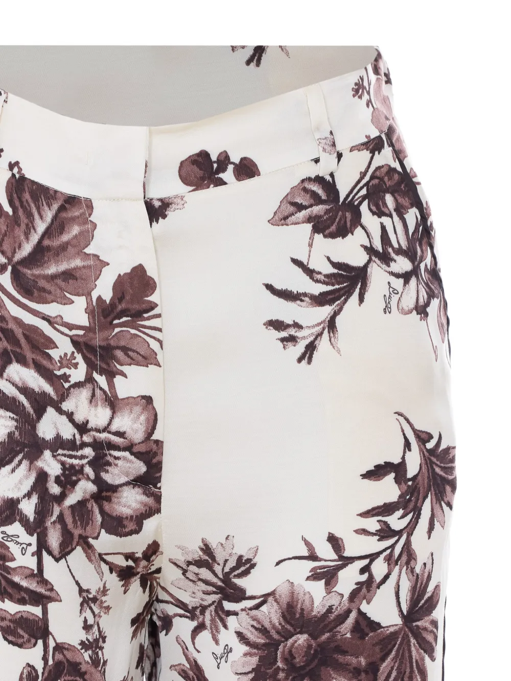 LIU JO Satijnen broek Beige