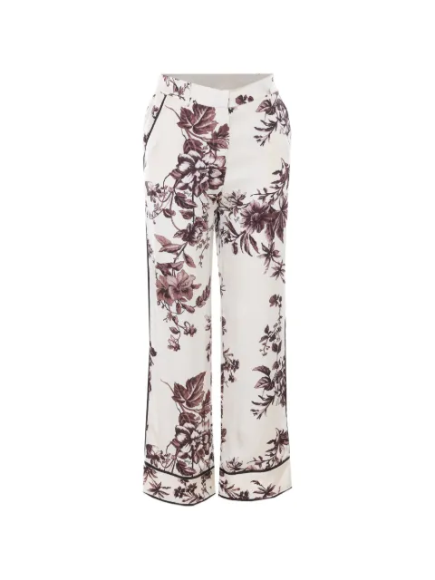 LIU JO floral-print wide-leg trousers