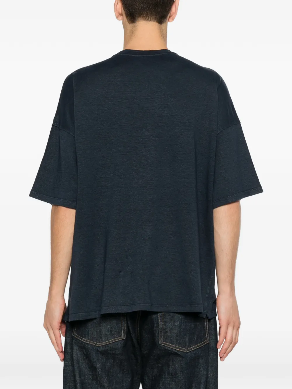 Roberto Collina T-shirt met ronde hals Blauw