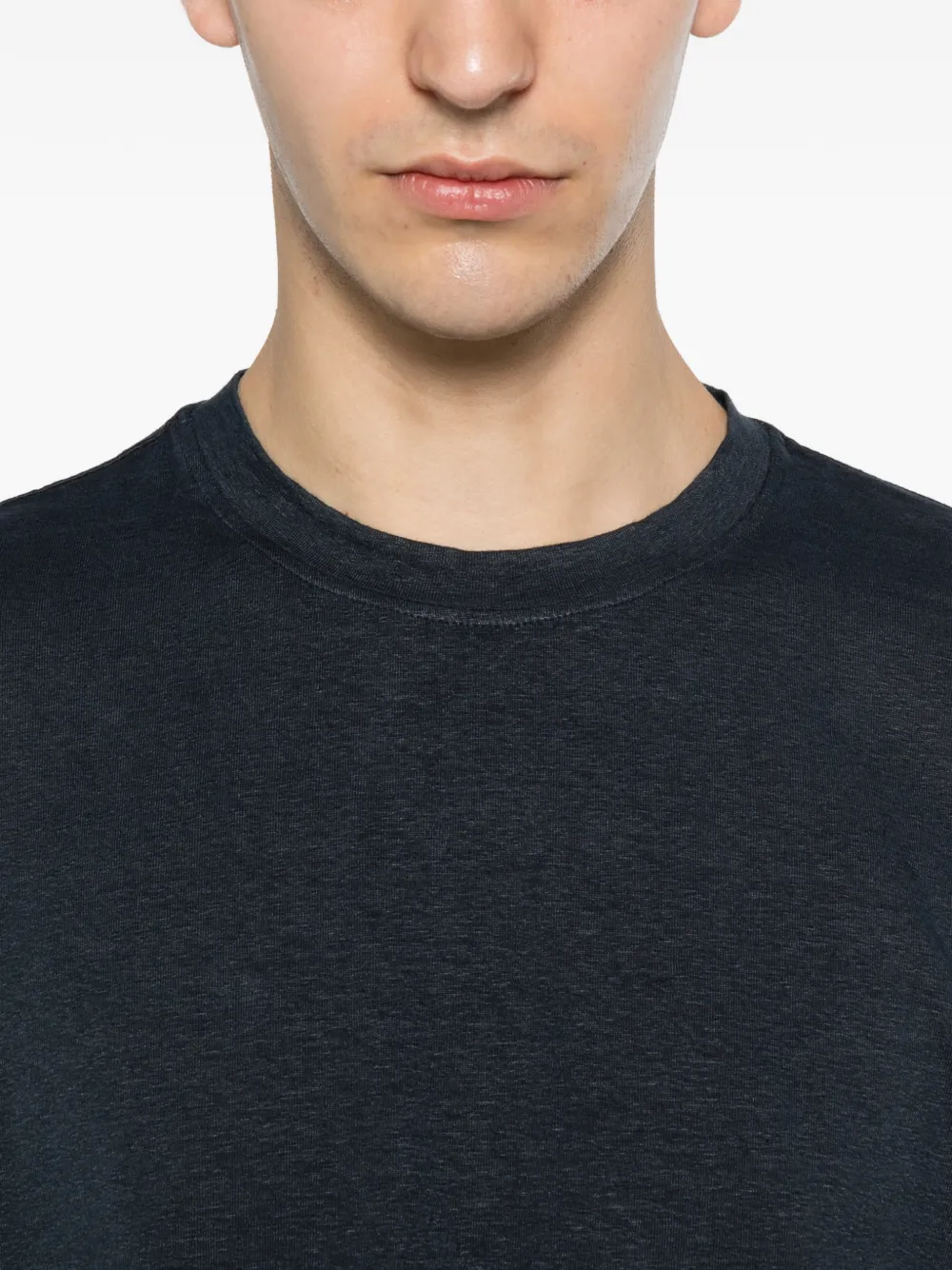 Roberto Collina T-shirt met ronde hals Blauw
