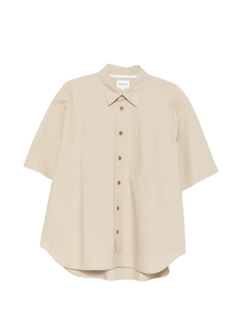 Norse Projects Espevik short-sleeve chest-pocket shirt