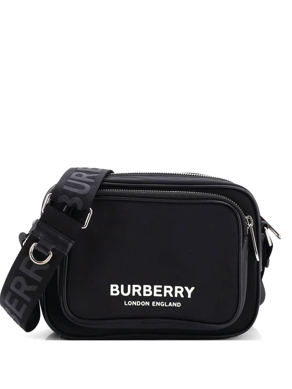 Burberry Pre-Owned Kleine Paddy Umhängetasche aus Nylon - Schwarz