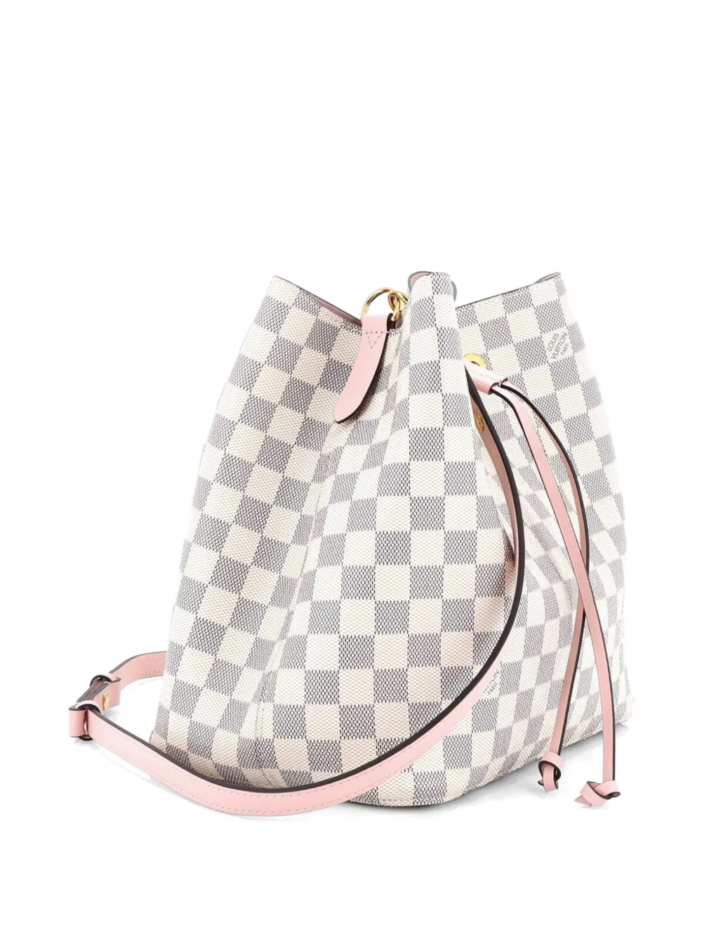 Louis Vuitton Pre-Owned NeoNoe Handbag Damier with Leather MM bucket bag - Weiß