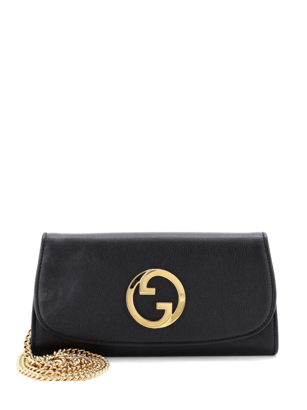 Gucci Pre-Owned Blondie NM Continental Chain Wallet Leather crossbody bag - Nero
