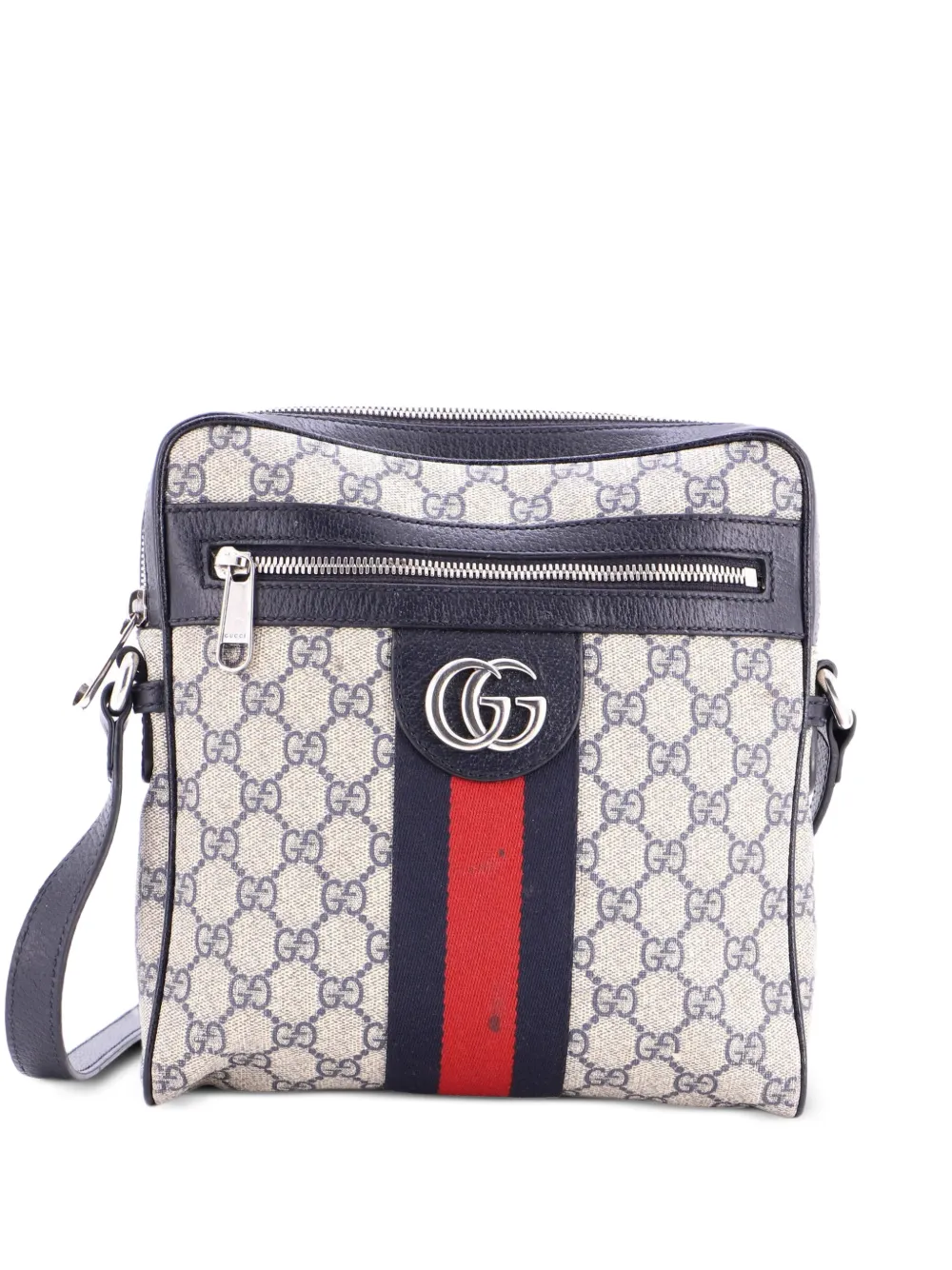 Gucci Pre-Owned Ophidia Messenger Bag GG Coated Canvas Small crossbody bag - Blu