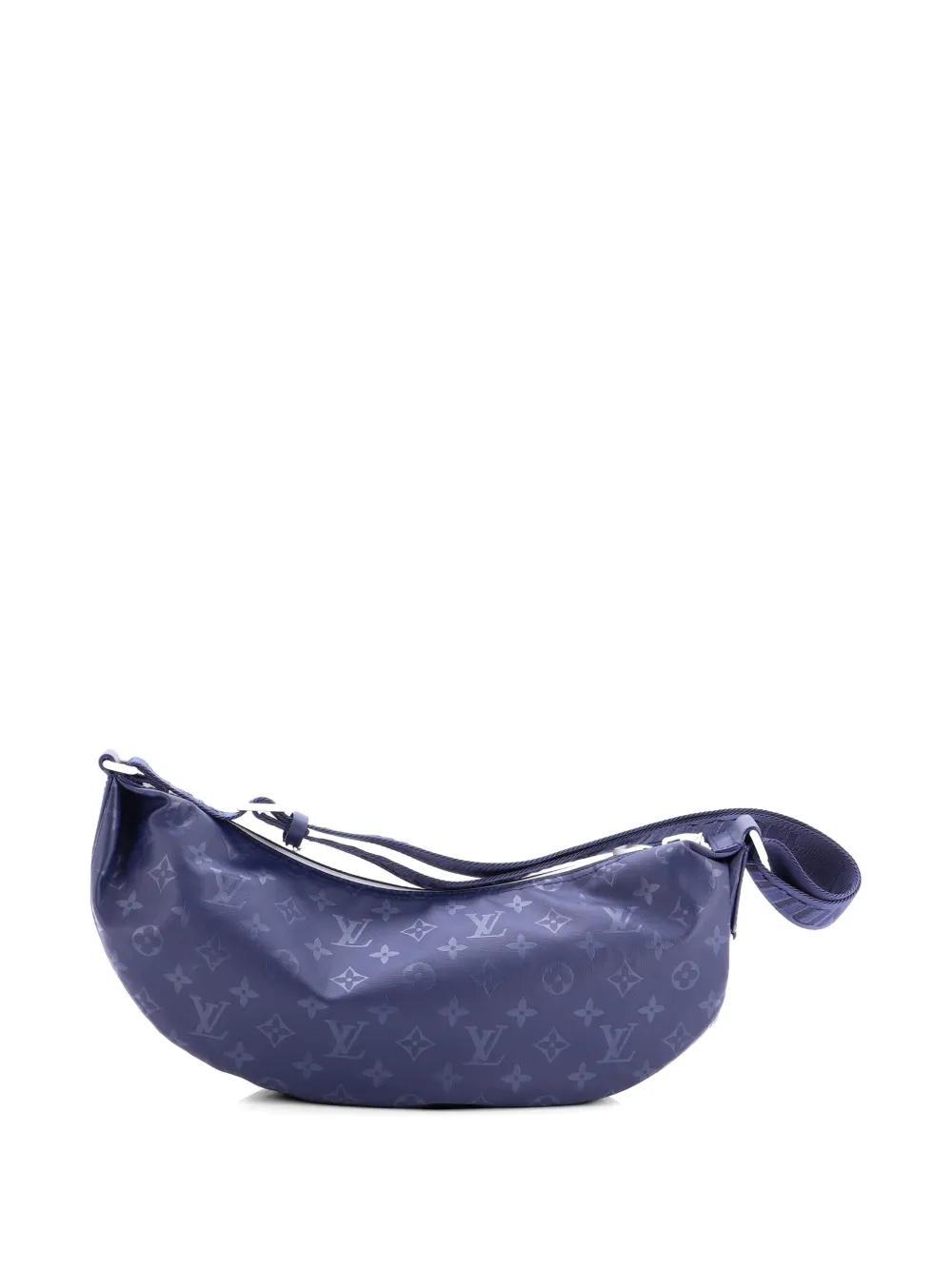 Louis Vuitton Pre-owned America's Cup Hammock Bag Monogram Storm Canvas Crossbody Bag in Blue, view 2