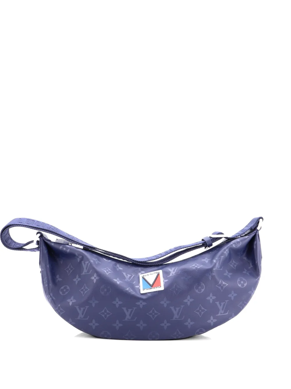 Louis Vuitton Pre-Owned America's Cup Hammock Bag Monogram Storm Canvas crossbody bag - Blau