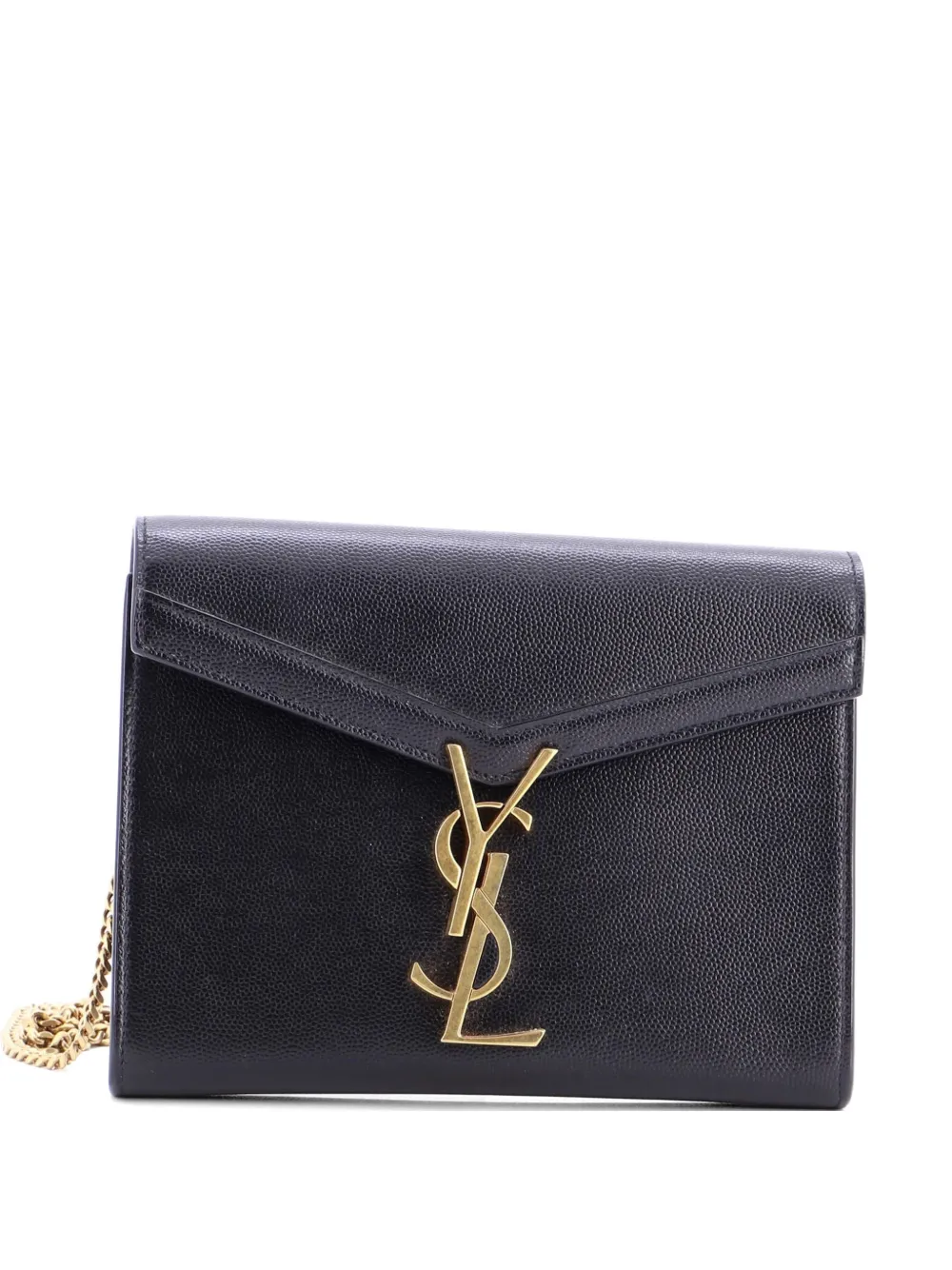 Saint Laurent Pre-Owned Cassandra Chain Shoulder Bag Leather Small crossbody bag - Schwarz