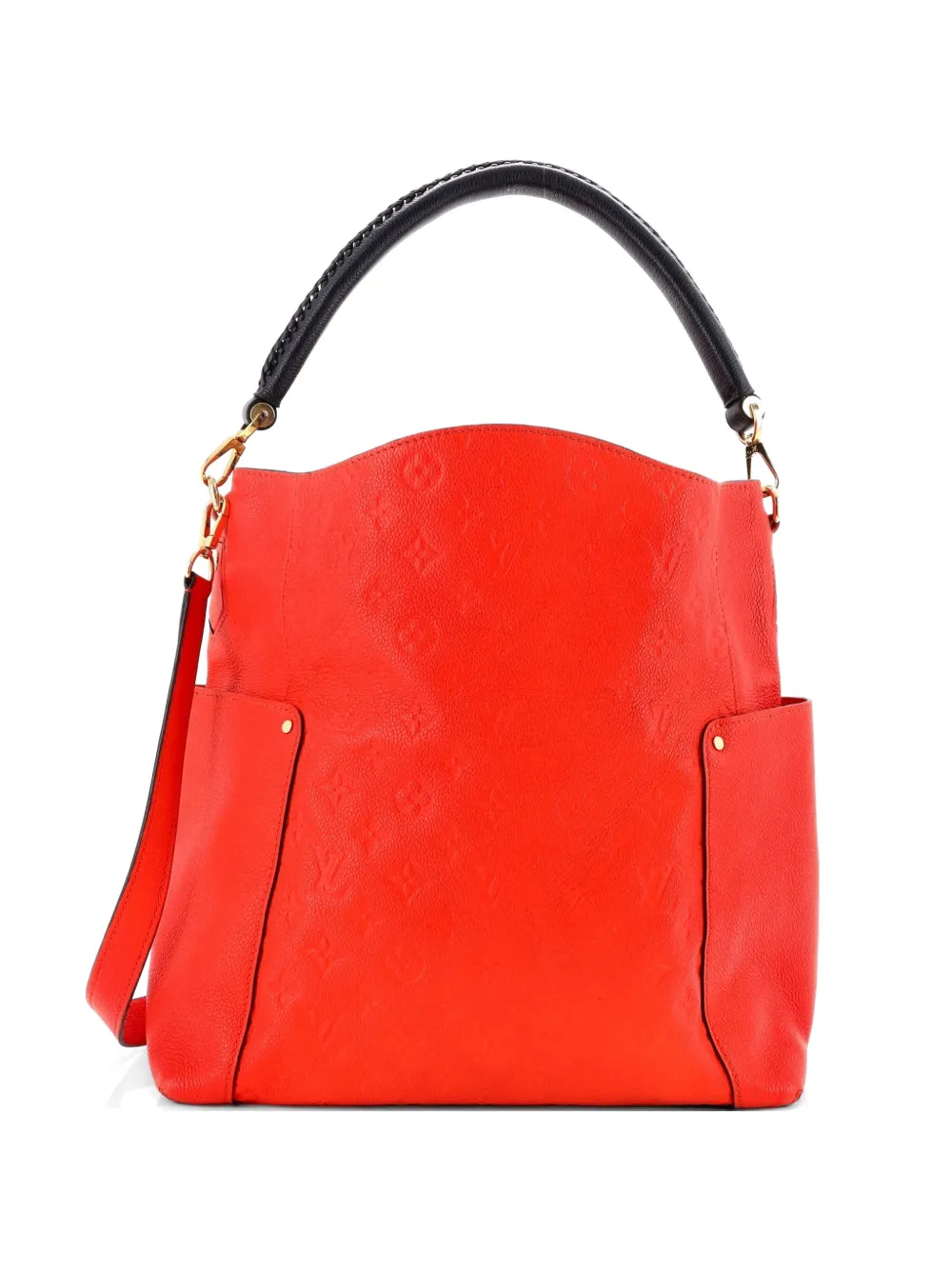 Louis Vuitton Pre-Owned Bagatelle Monogram Empreinte Leather hobo bag - Rosso