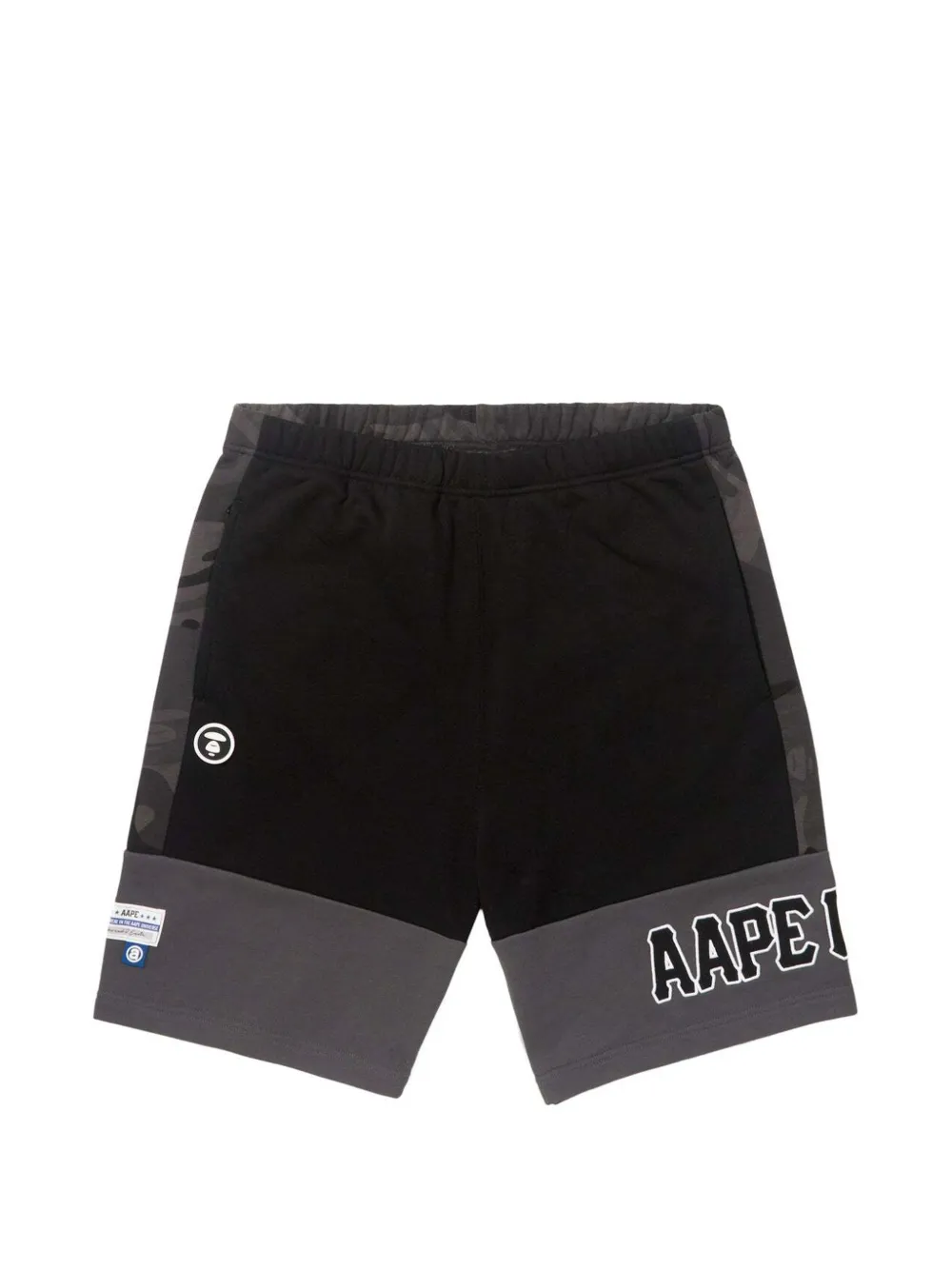 AAPE BY *A BATHING APE® Moonface camo-panelled shorts