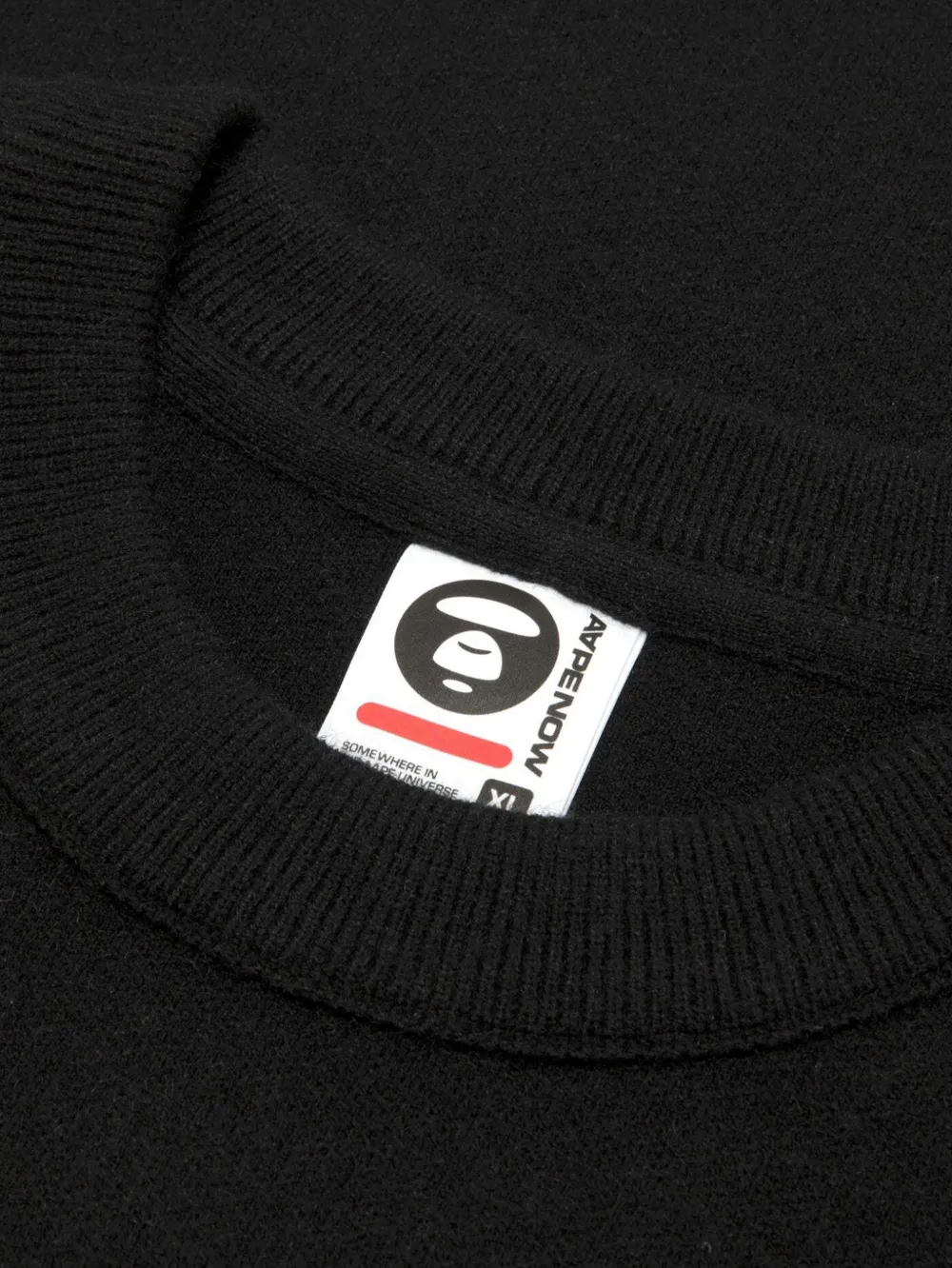 AAPE BY *A BATHING APE® Moonface logo-patch sweater