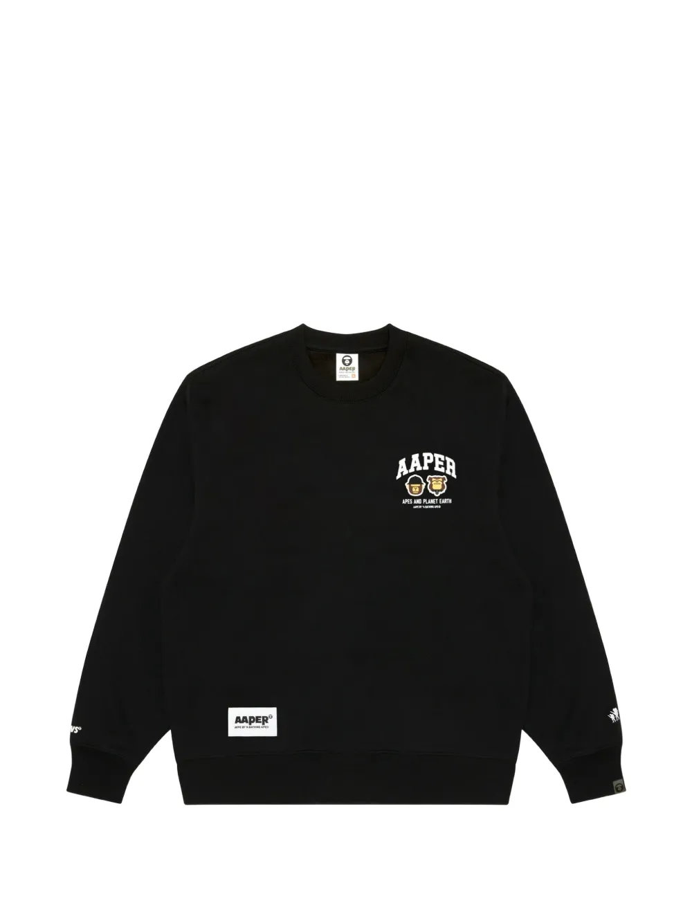 AAPE BY *A BATHING APE® AAPER crew-neck sweatshirt - Nero