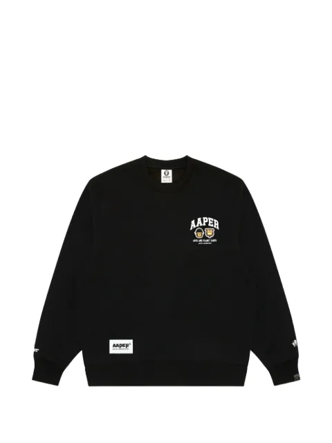 AAPE BY *A BATHING APE® AAPER sweatshirt med rund hals