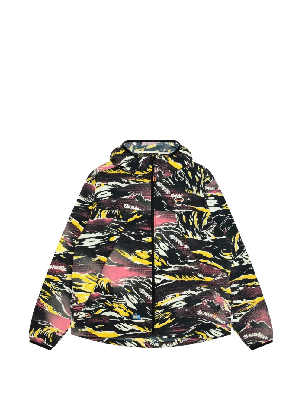 AAPE BY *A BATHING APE® AAPEUNVS patterned hooded jacket