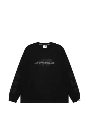 AAPE BY *A BATHING APE® crew-neck Sweater | Black | FARFETCH