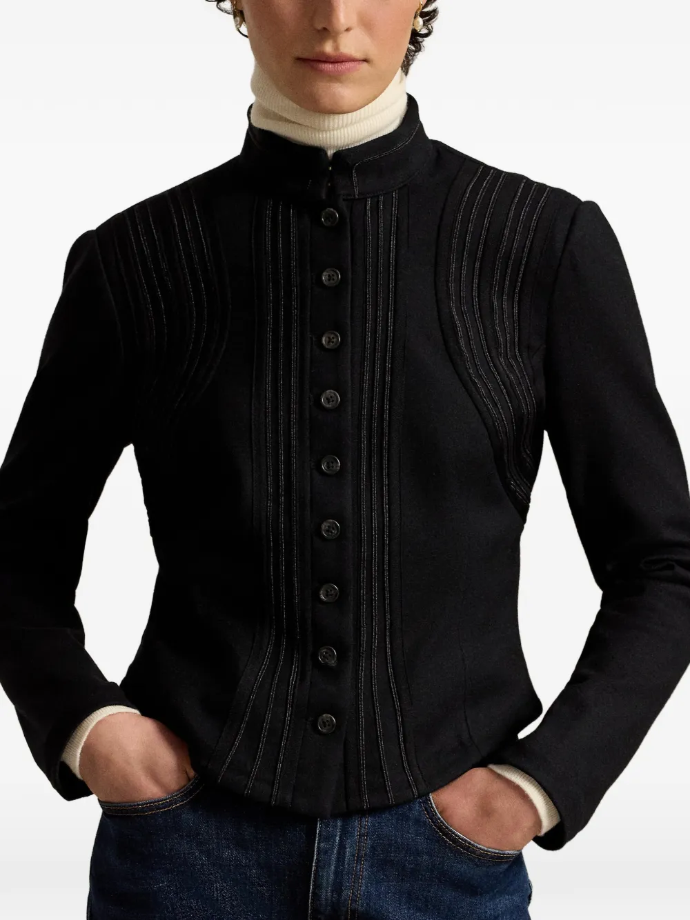 Polo Ralph Lauren stand-collar jacket Zwart