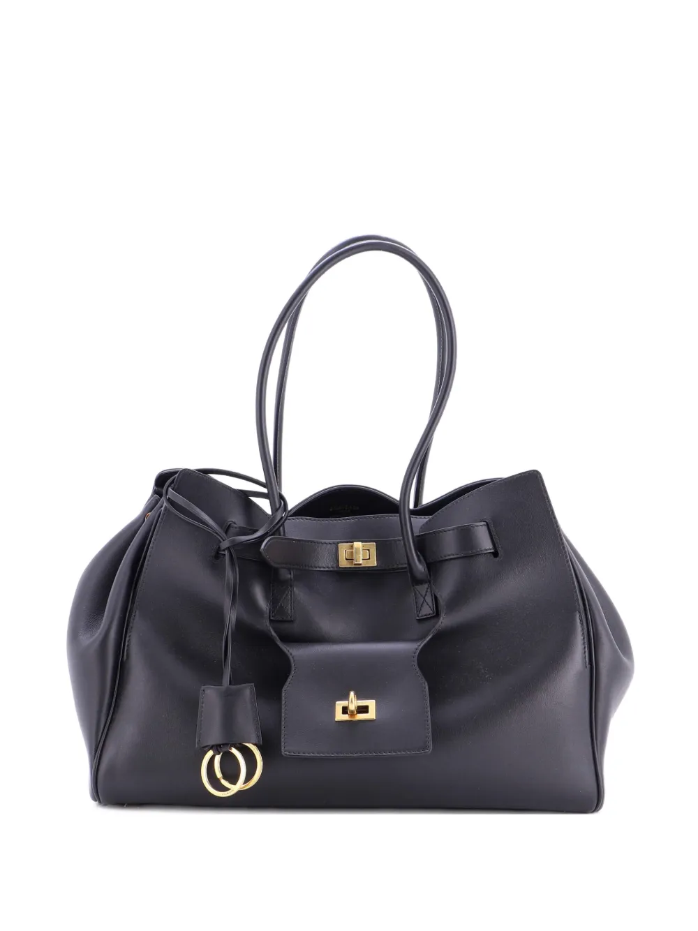 Balenciaga Pre-Owned Bel Air Carry All Bag Leather Medium tote bag - Black