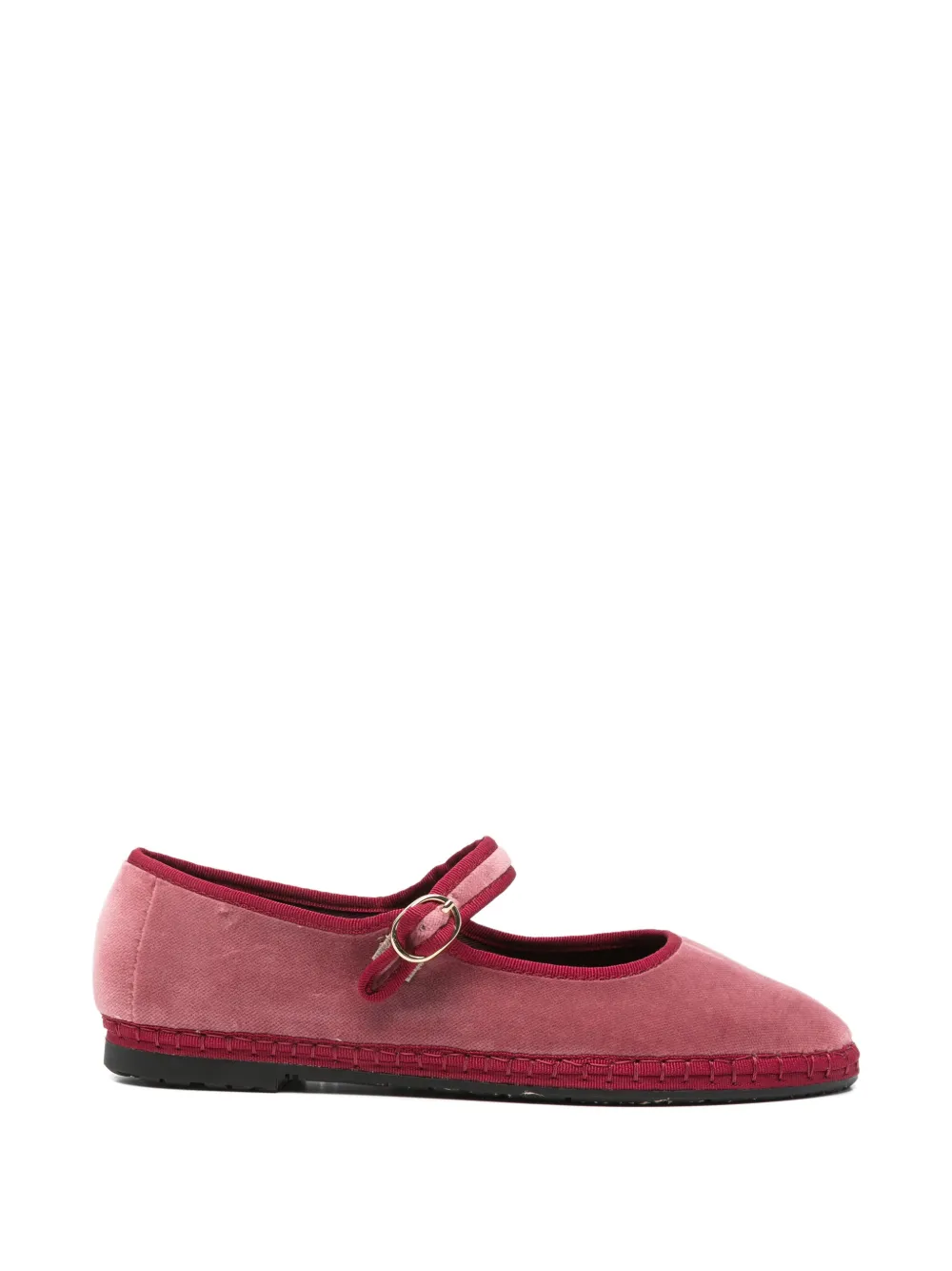 FLABELUS Theresa buckle-fastening ballet flats - Rosa