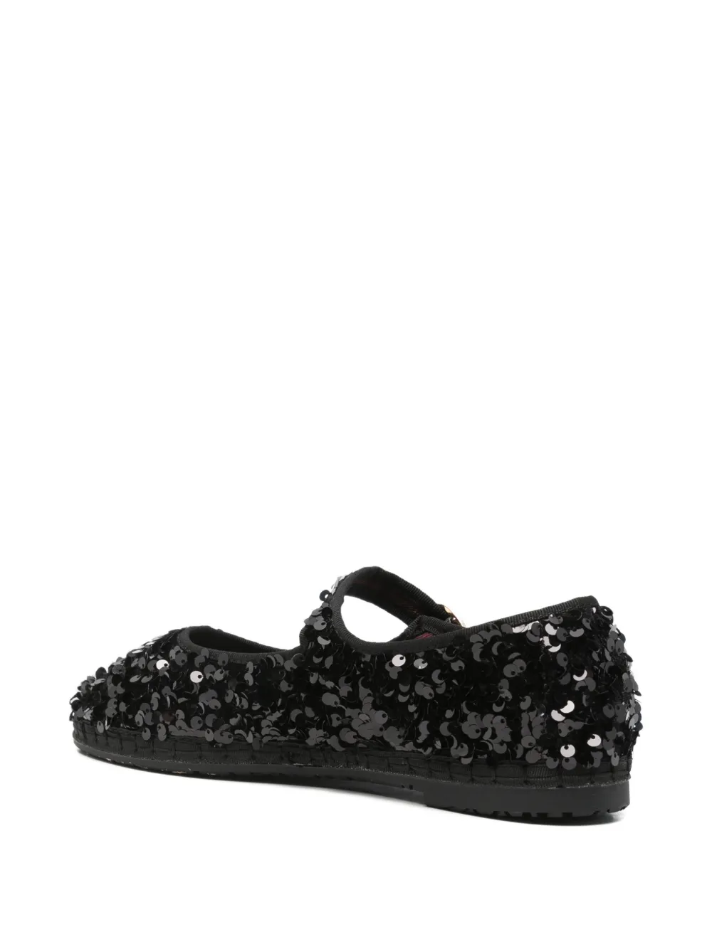 FLABELUS The Little Prince sequin-embellished ballet flats Zwart