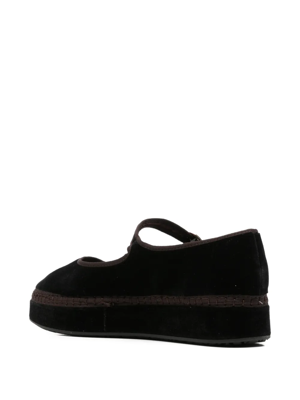 FLABELUS Mary Jane platform shoes Zwart
