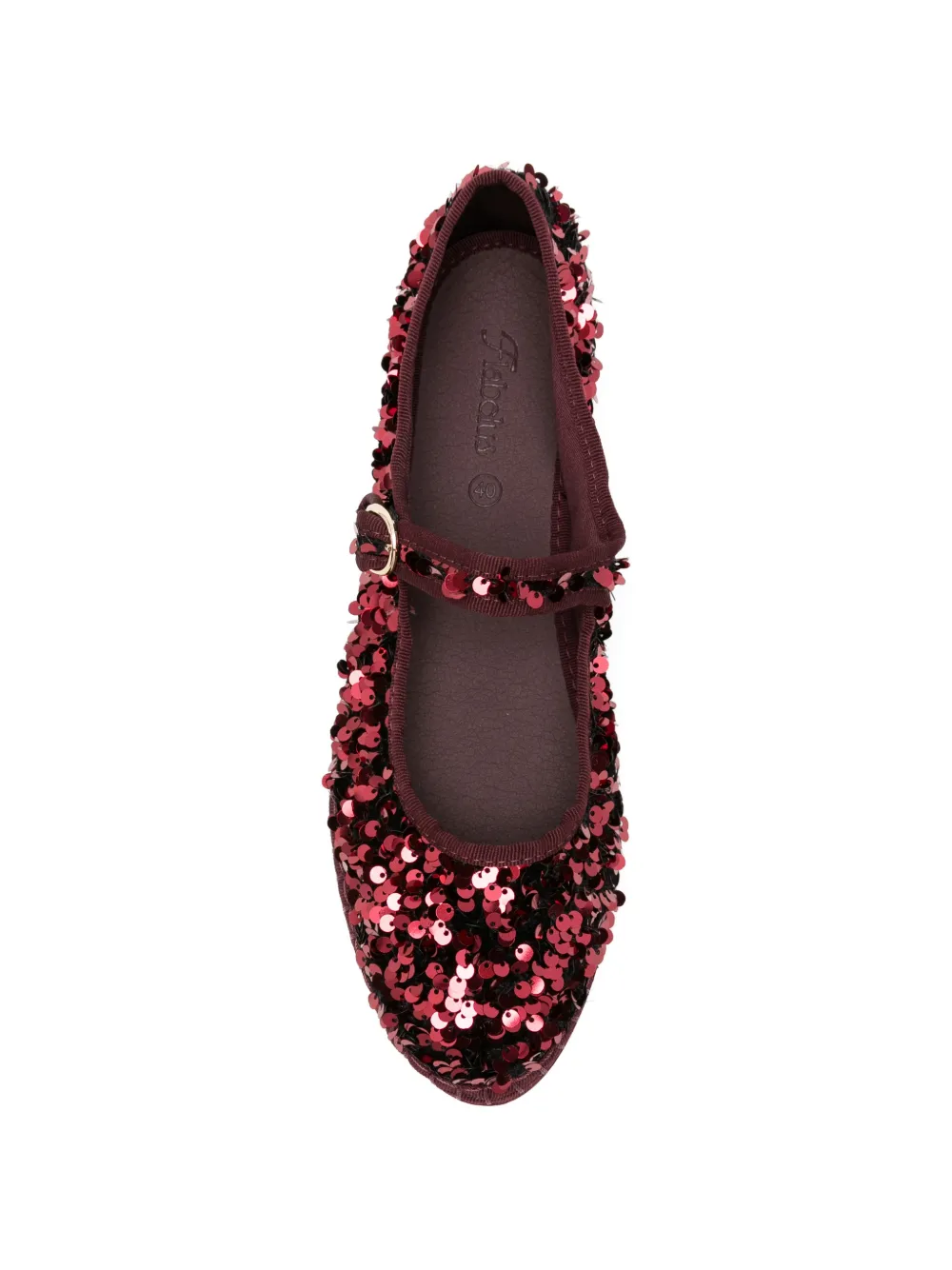 FLABELUS Little Prince ballerina's met pailletten Rood