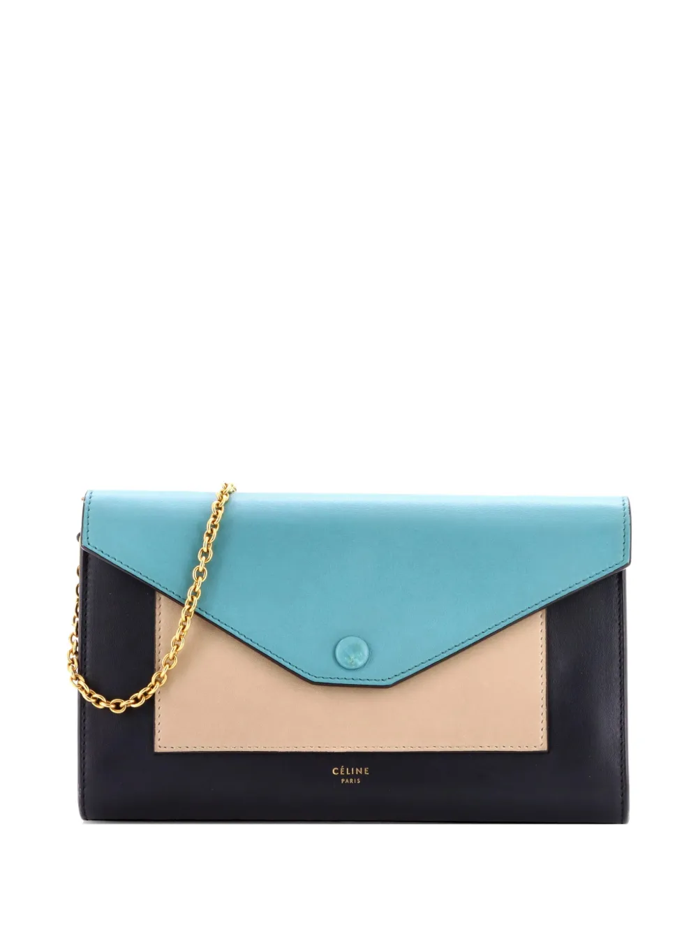 Celine Pre-Owned Kleine Pocket Envelope Schultertasche - Schwarz