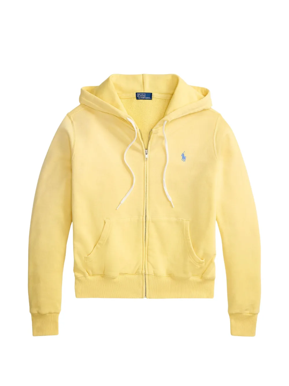 Polo Ralph Lauren logo-embroidered zip-up hoodie - Gelb
