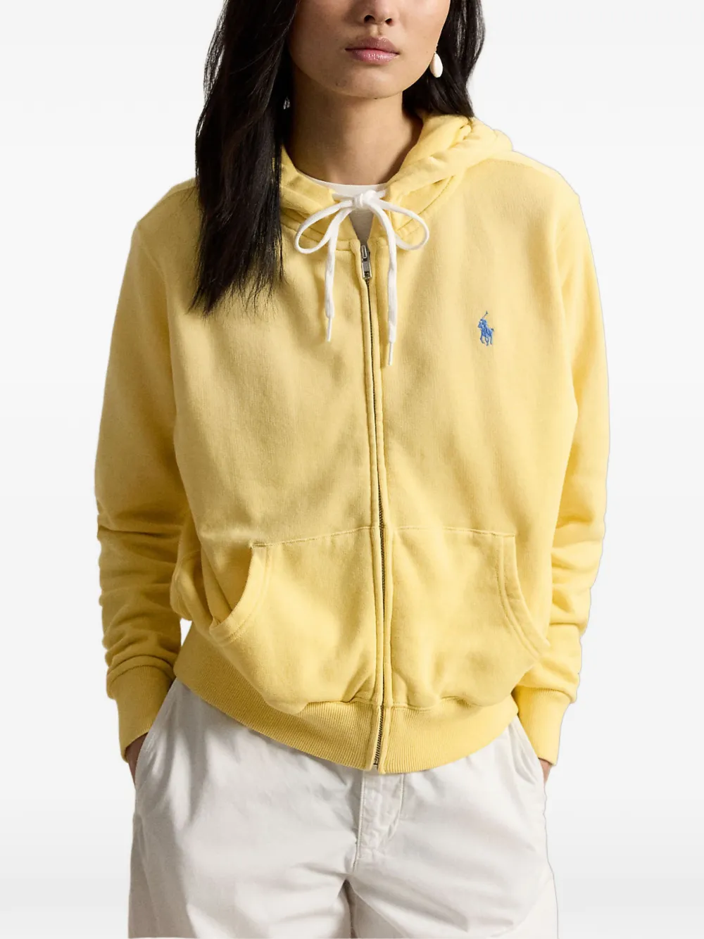 Polo Ralph Lauren Hoodie met geborduurd logo Geel