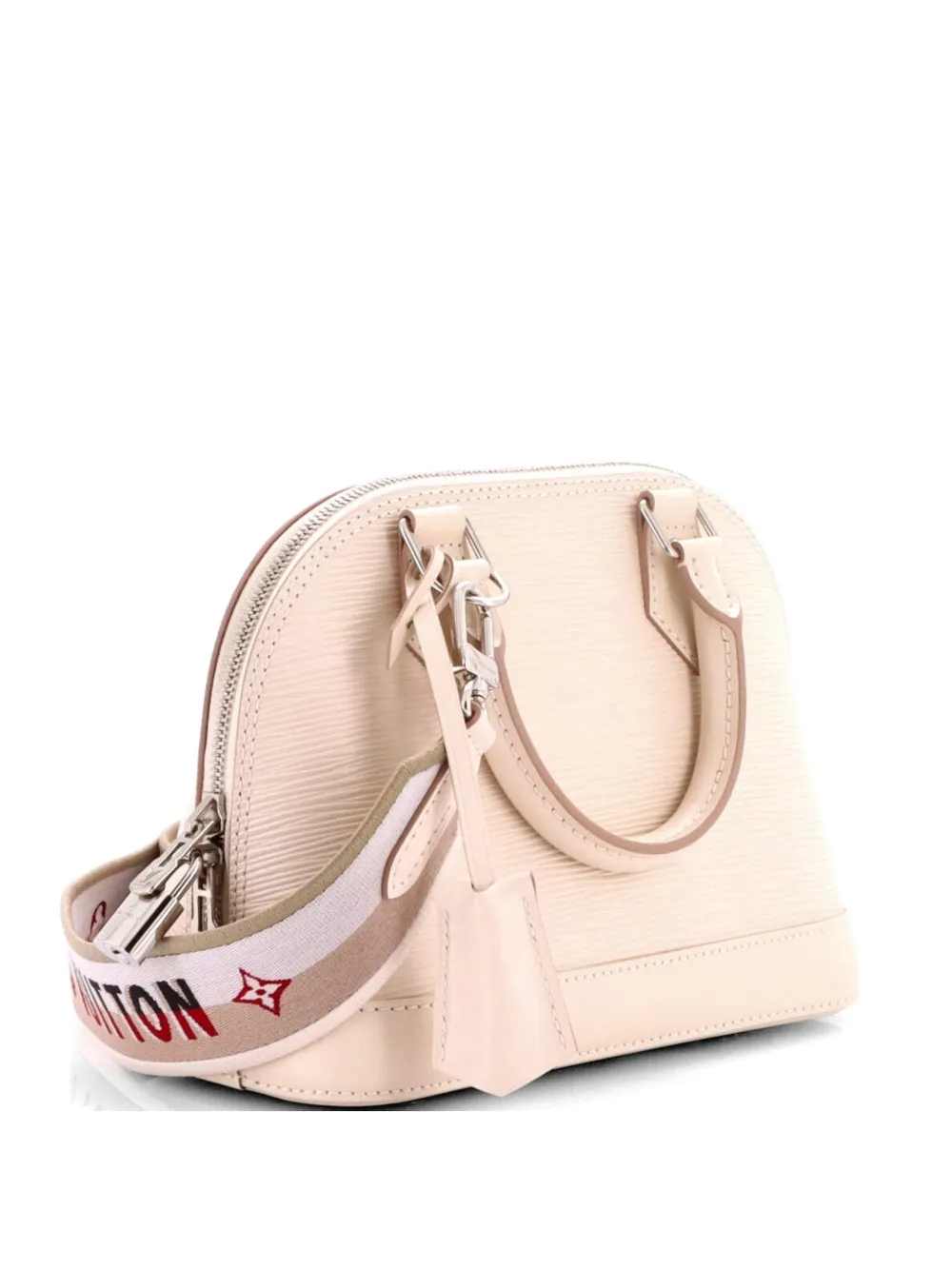 Louis Vuitton Pre-Owned Borsa a spalla Alma BB in pelle Épi con logo jacquard - Toni neutri