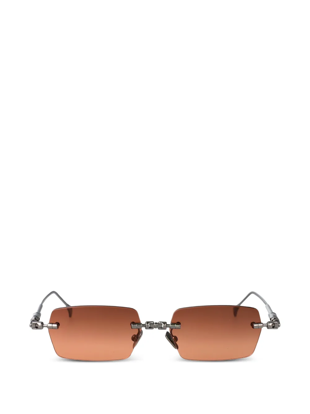 Kuboraum Maske H61 rectangle-frame sunglasses - Braun