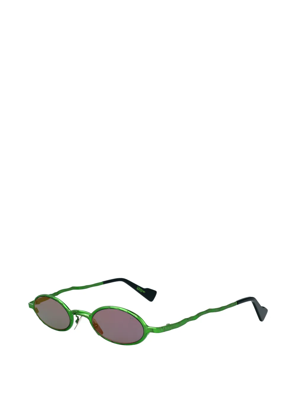 Kuboraum Maske Z24 zonnebril met ovalen montuur Groen