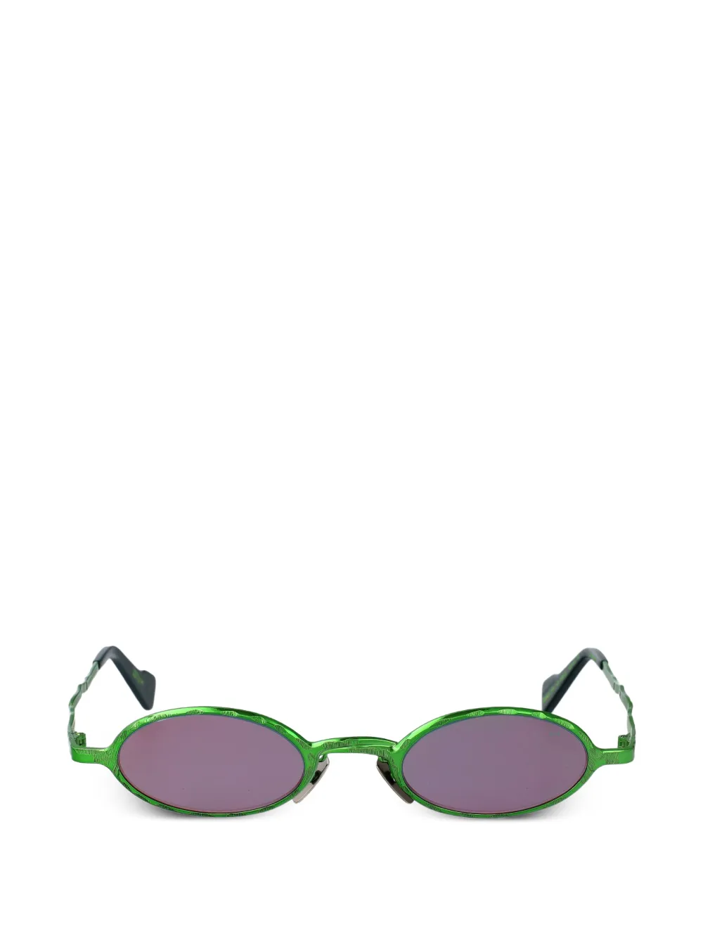 Kuboraum Maske Z24 oval-frame sunglasses - Verde