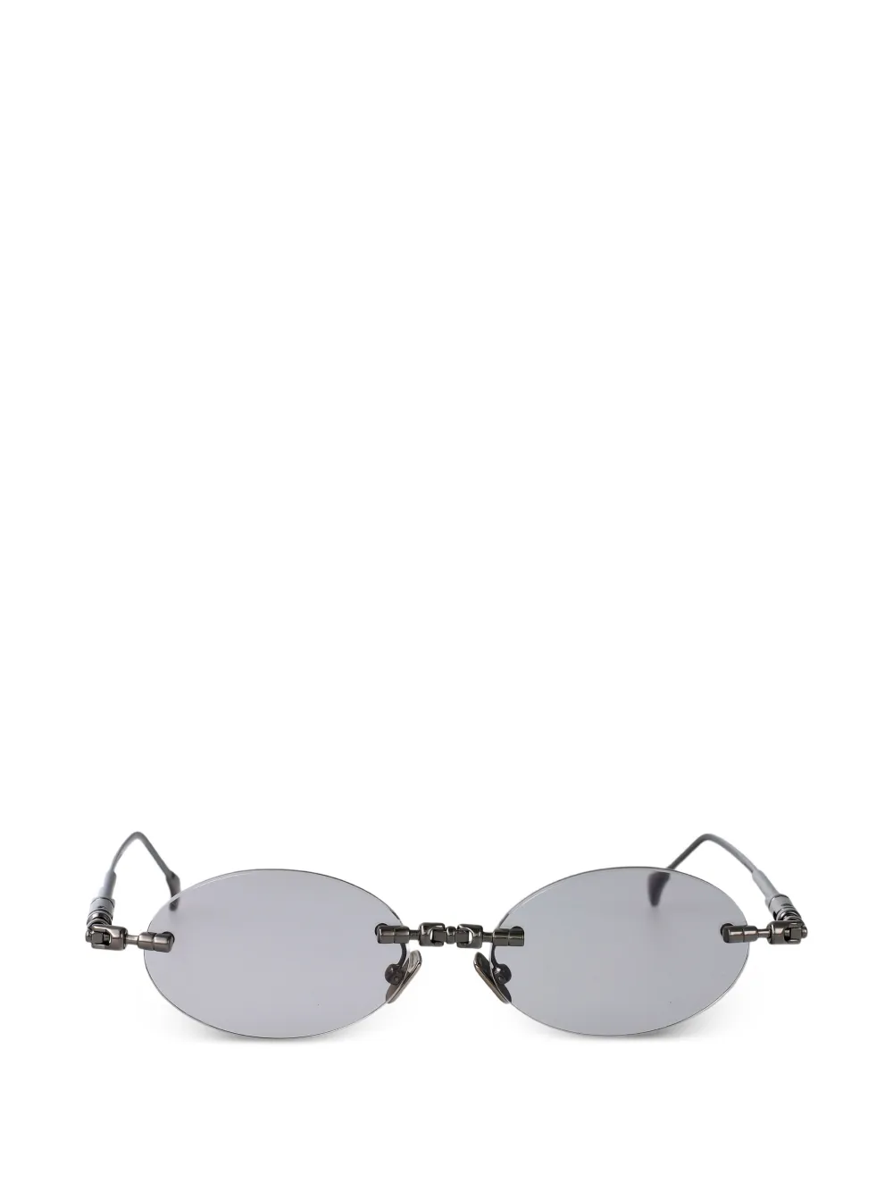 Kuboraum Maske H62 oval-frame sunglasses - Grigio