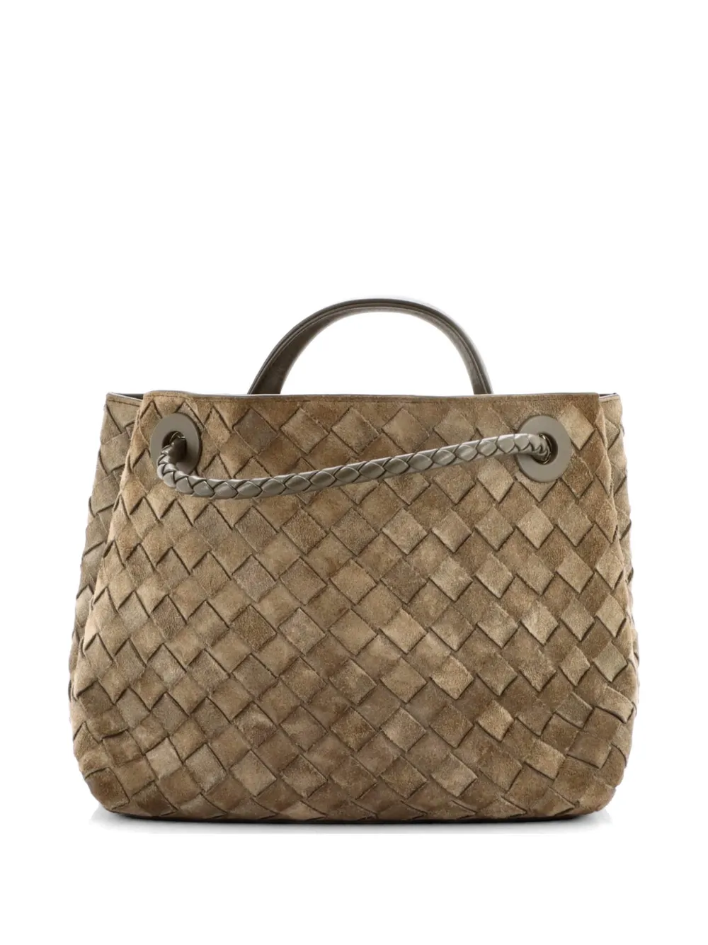 Bottega Veneta Pre-Owned Andiamo Top Handle Bag Intrecciato Nappa