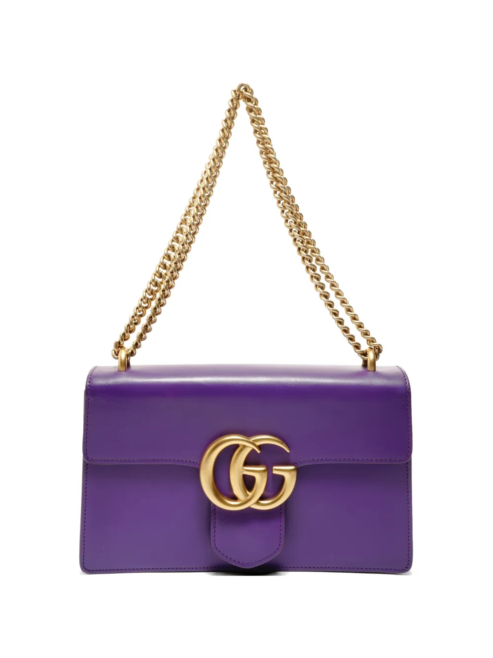Gucci Pre-Owned 2015-2026 GG Marmont shoulder bag - Viola