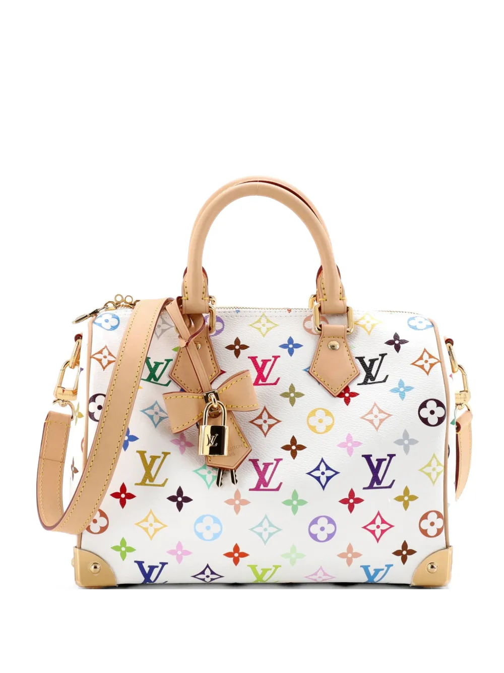 Louis Vuitton Pre-Owned x Takashi Murakami Speedy Soft Bandouliere Bag Monogram Multicolor 25 satchel - Multicolore