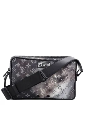 louis vuitton alpha galaxy backpack Black Monogram Limited Edition Bag I MISS YOU VINTAGE perfect for crossbody wear Louis Vuitton Galaxy Monogram Alpha