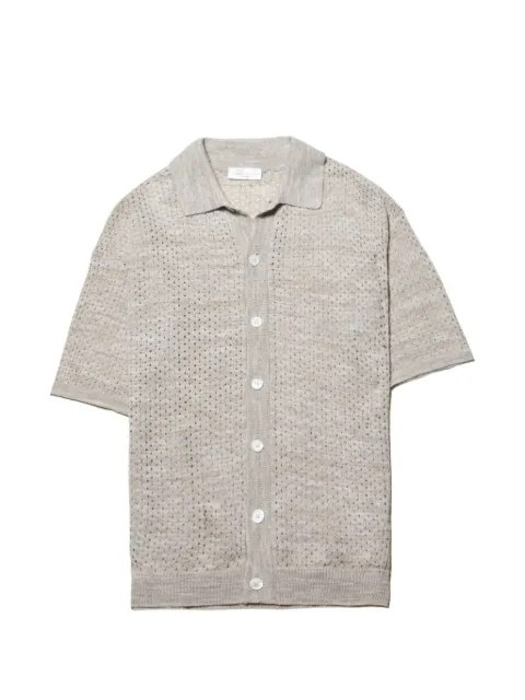 Roberto Collina perforated-knit shirt
