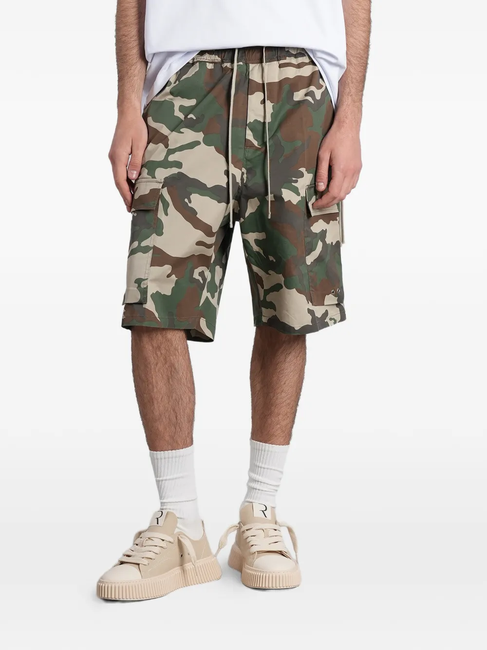 STATE OF ORDER camouflage-print cargo shorts - Verde